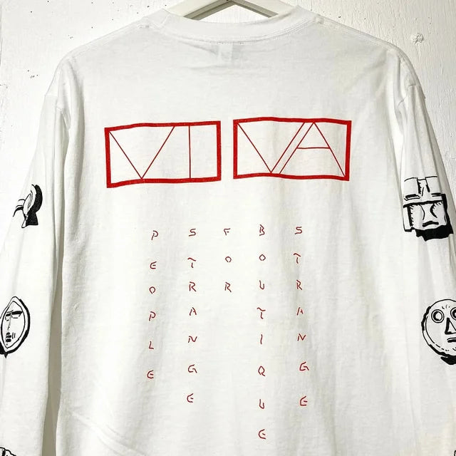 VIVA Strange Faces Long-Sleeve Shirt