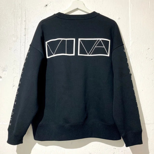 VIVA Strange Logo Loose-Fit Sweatshirt