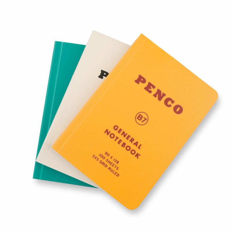 Hightide Penco Soft Paper Notebook B7 - Black – Goodhood
