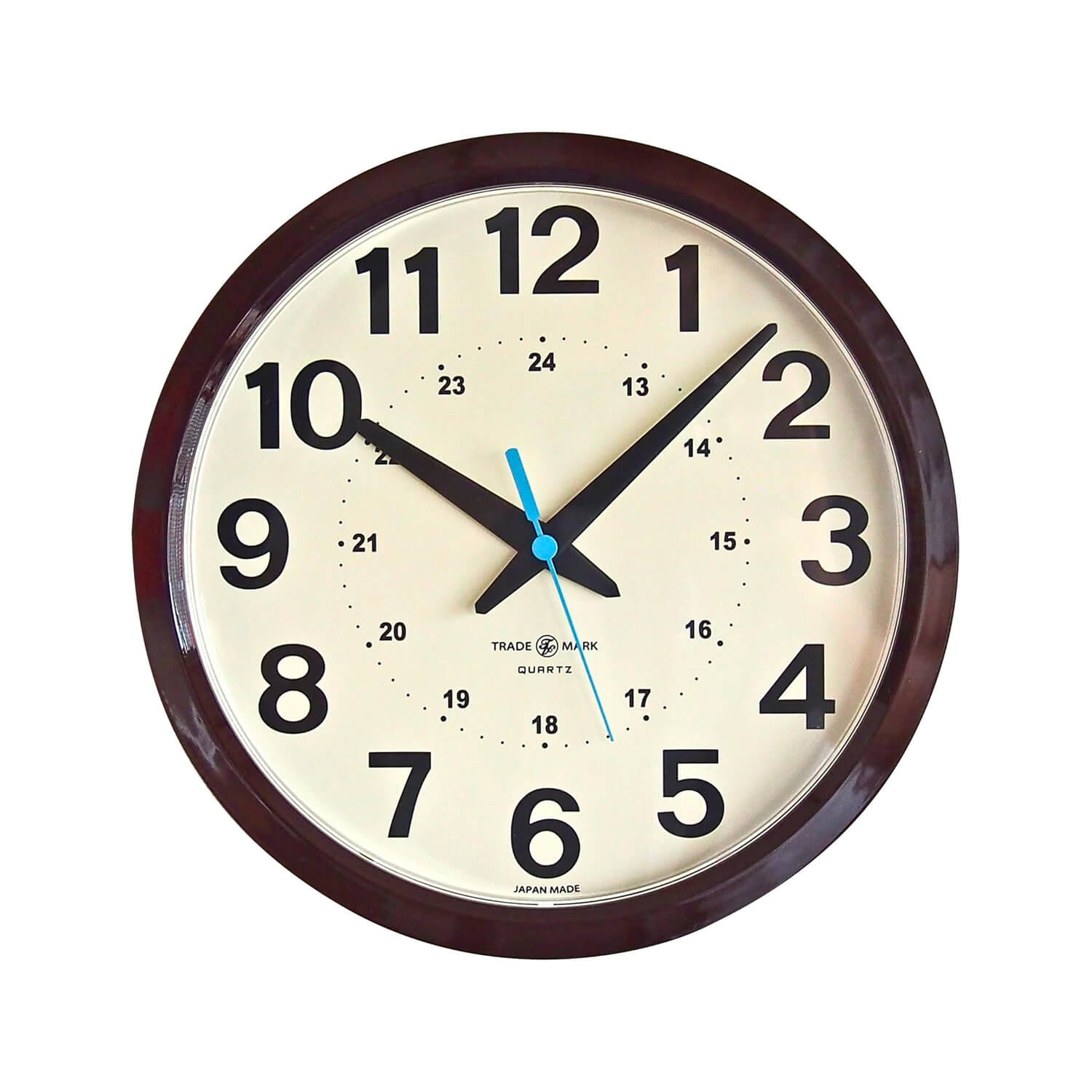 24 Hour Round Wall Clock