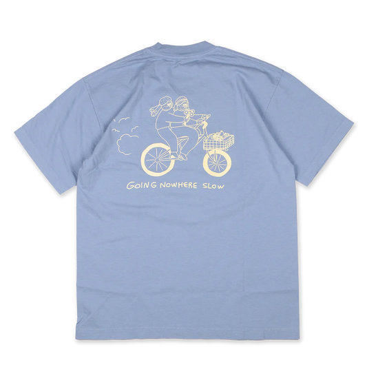 Going Nowhere Slow T-shirt / Light Blue