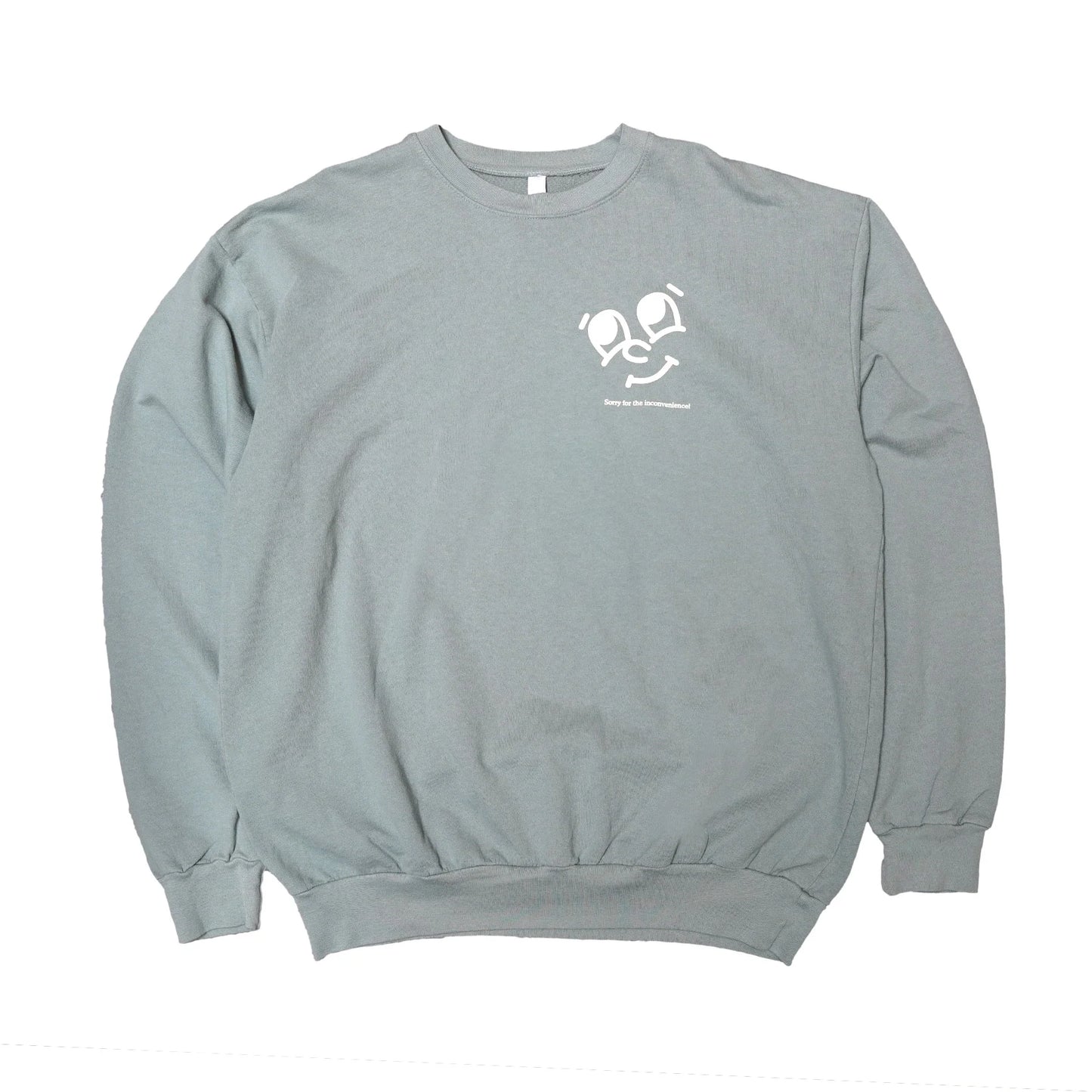 Kanban Face Crewneck Sweatshirt / Matcha Green