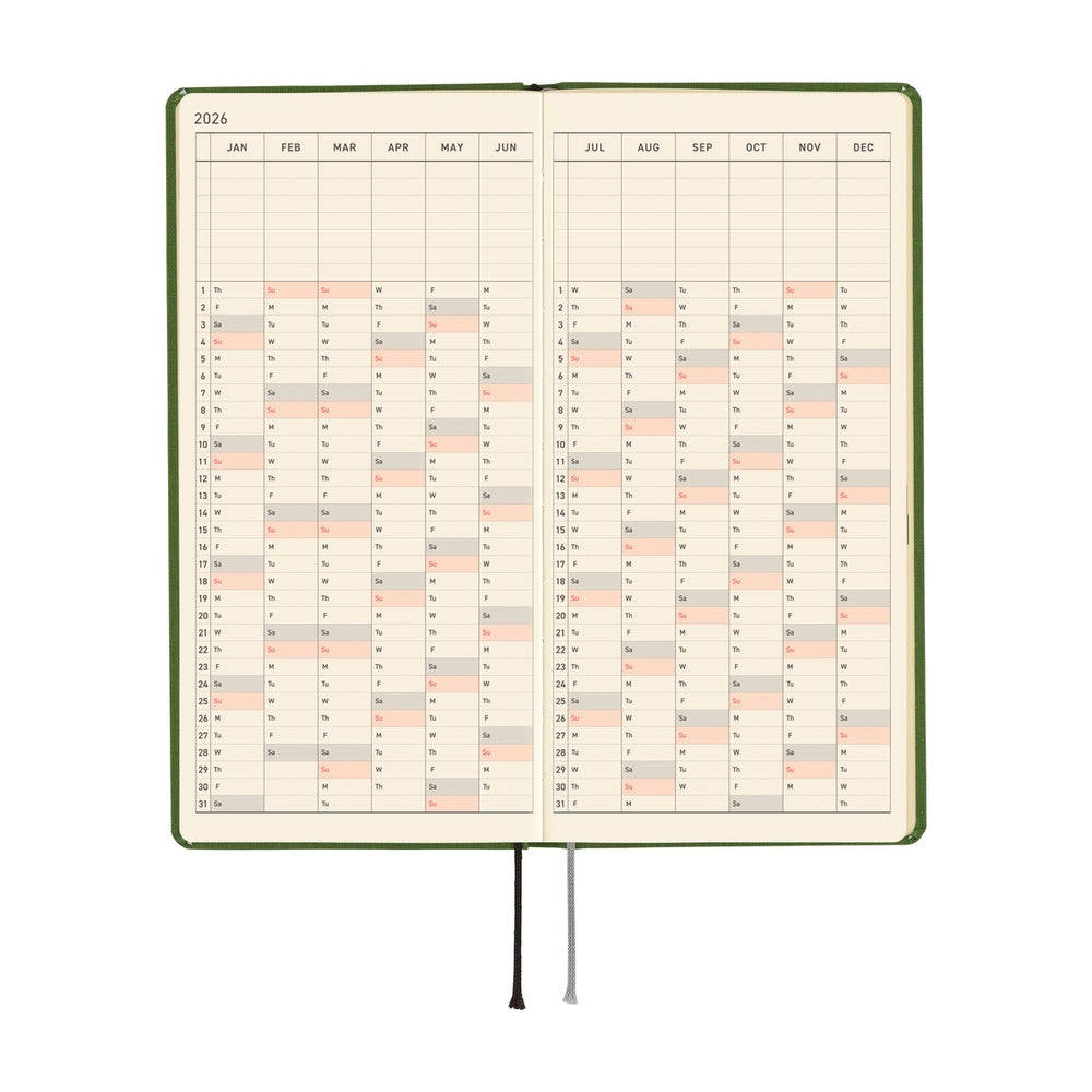2026 Planner / Weeks Colors