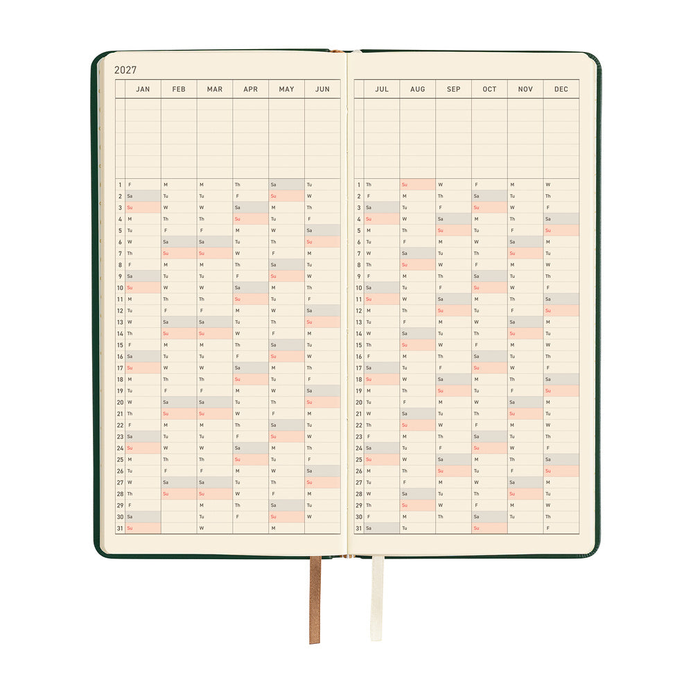 2027 Planner / Weeks Leather