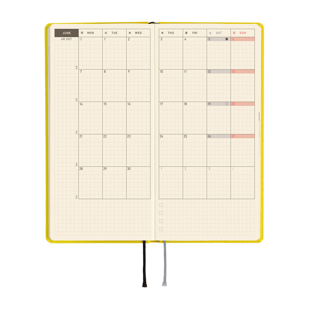 2027 Planner / Weeks Colors