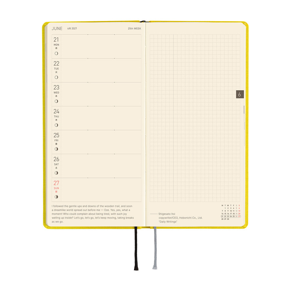 2027 Planner / Weeks Colors