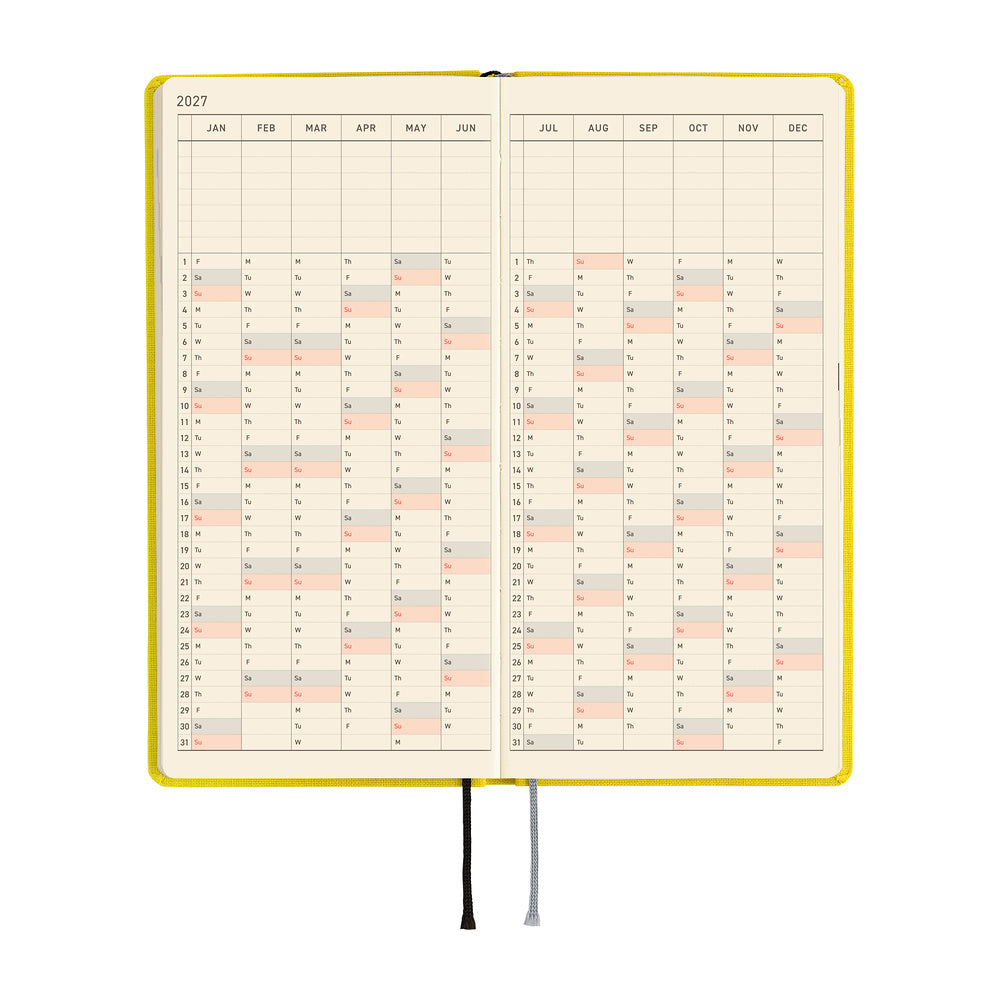 2027 Planner / Weeks Colors