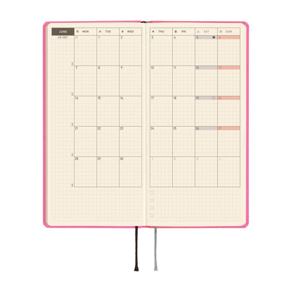 2027 Planner / Weeks Colors