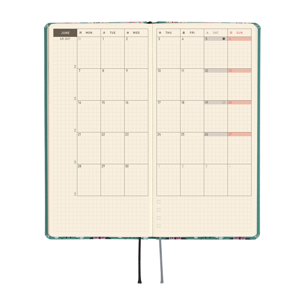 2027 Planner / Weeks Yumi Kitagishi