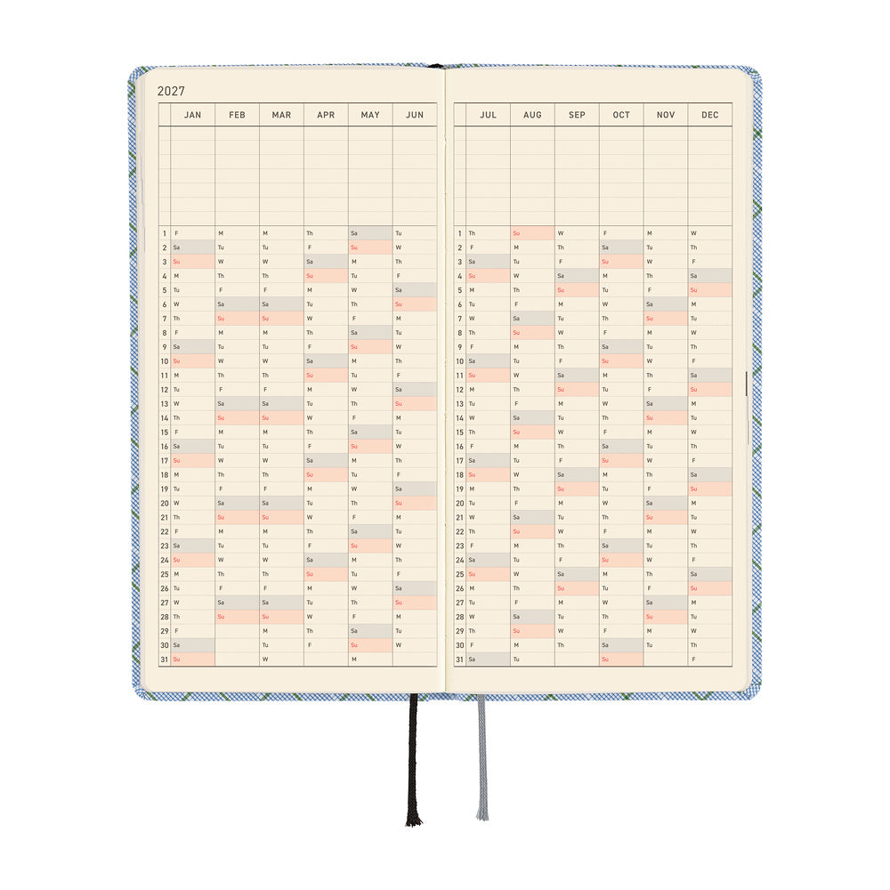 2027 Planner / Weeks Shirt Fabric
