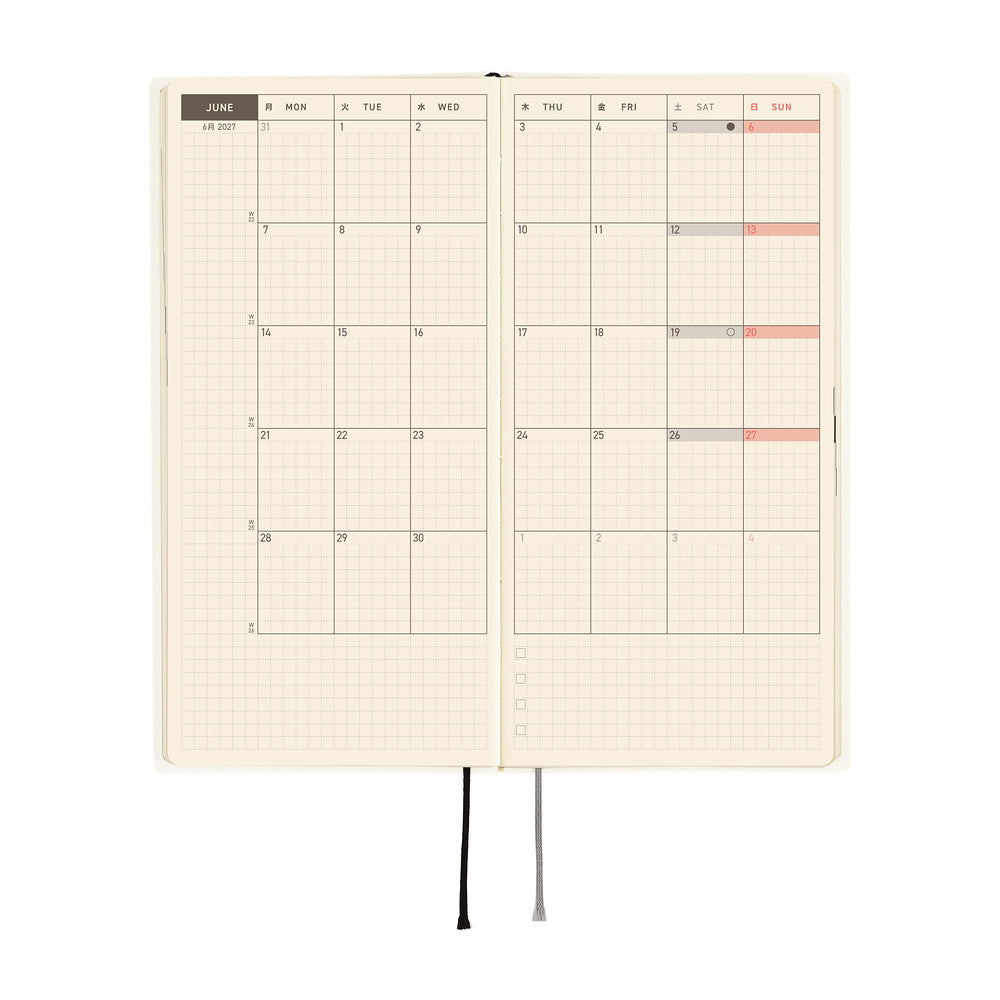 2027 Planner / Weeks White Line