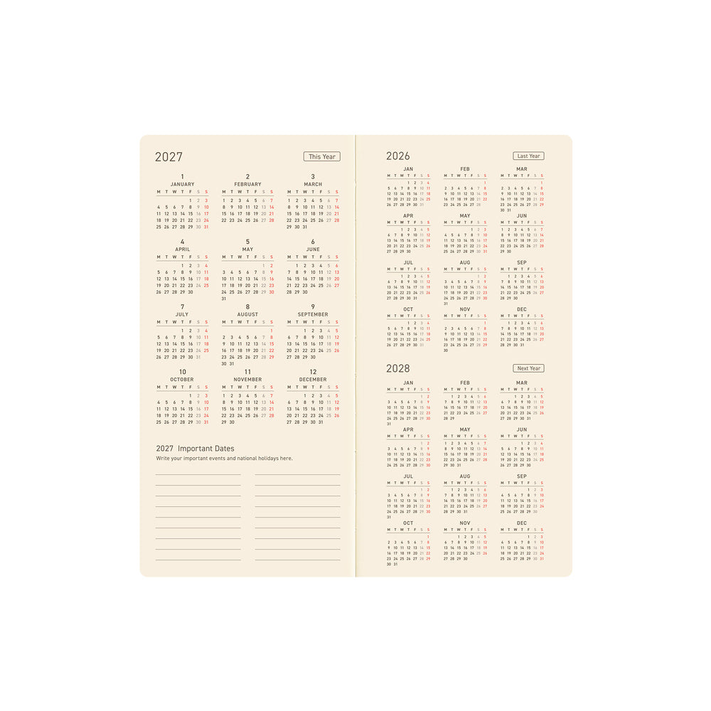 2027 Planner / Weeks Bow & Tie