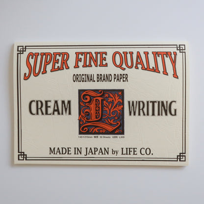 Letter Pad L309 / Landscape / Cream (LIFE)