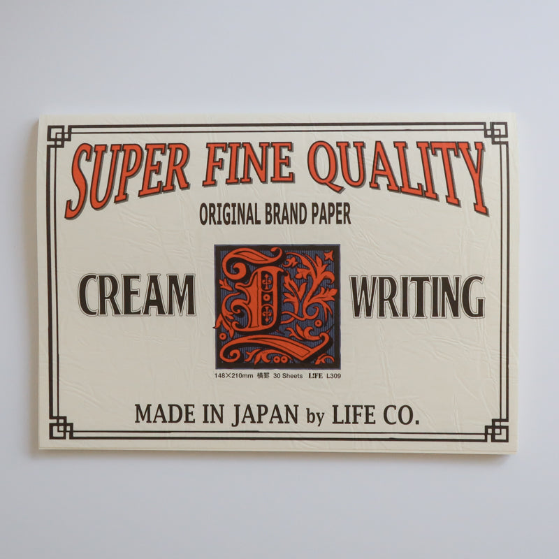 Letter Pad L309 / Landscape / Cream (LIFE)