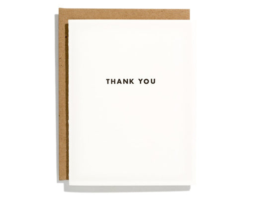 Futura "Thank you" Card