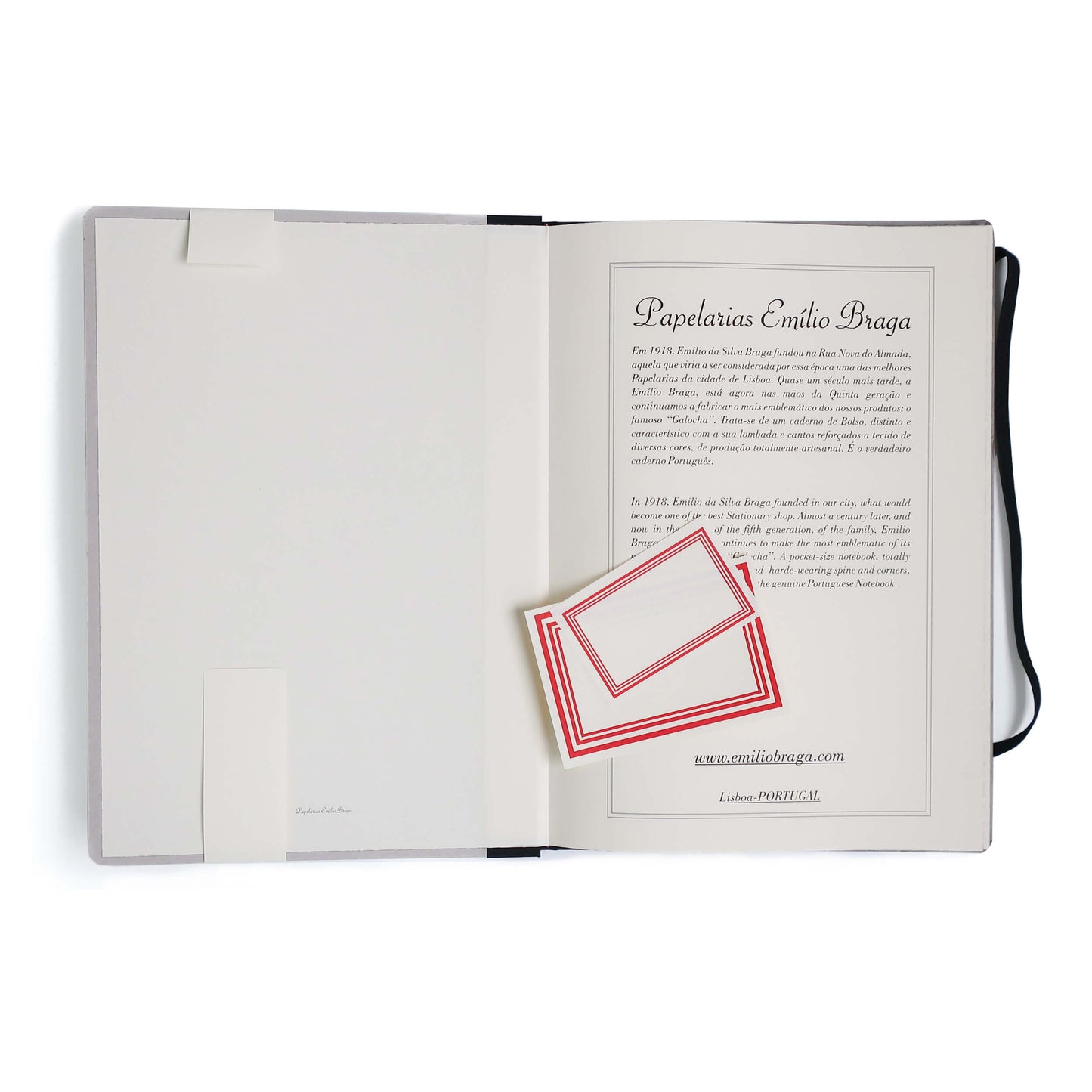 Cardboard Notebook with Band/ A4 (EMILIO BRAGA)