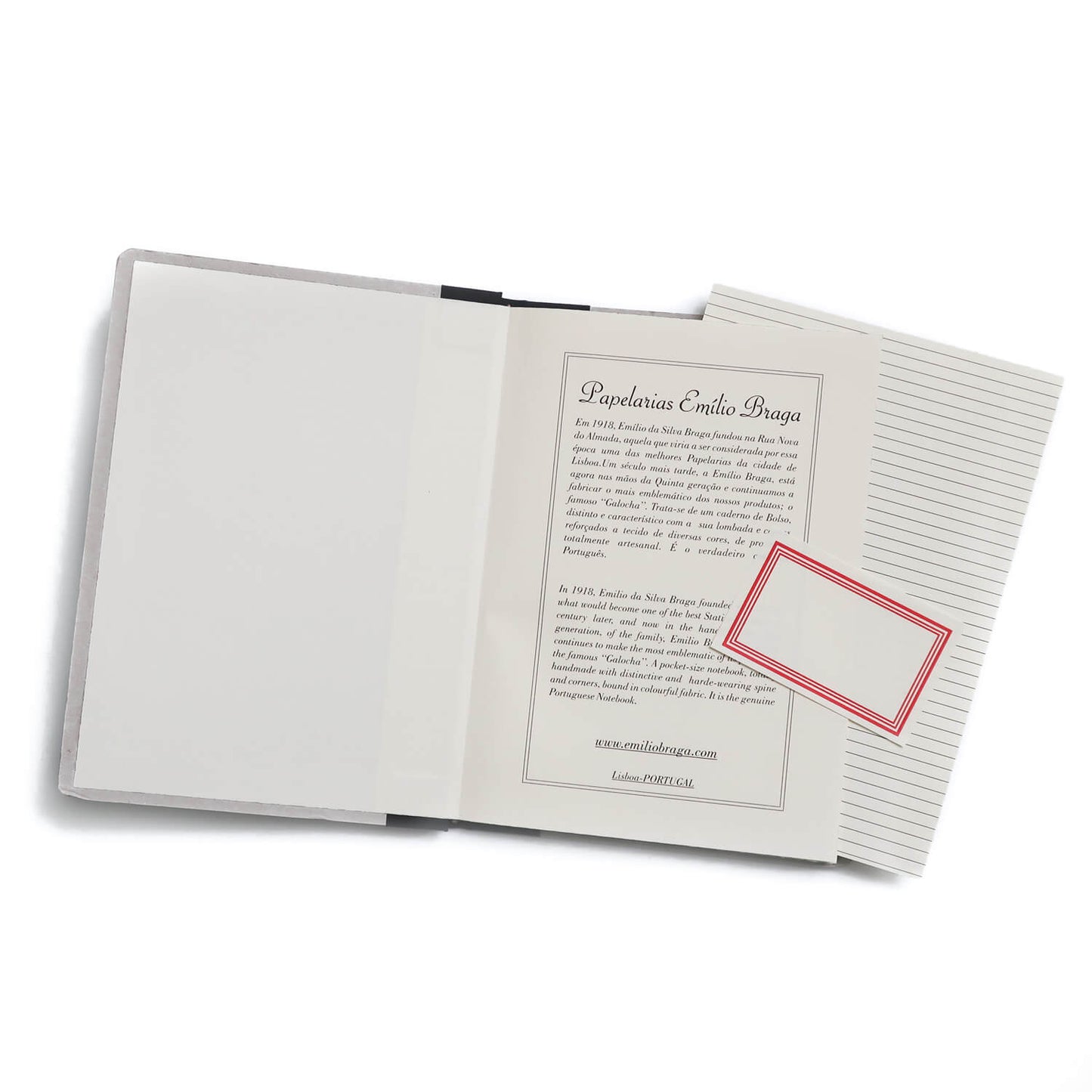 Cardboard Notebook with Band/ A5 (EMILIO BRAGA)