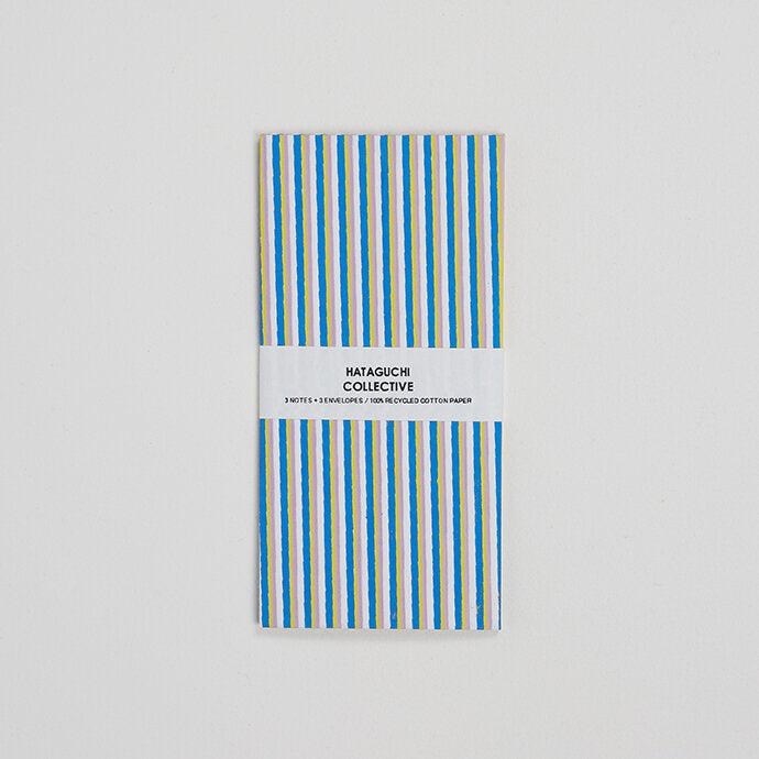 Large Envelope & Card Set of 3 / Stripes