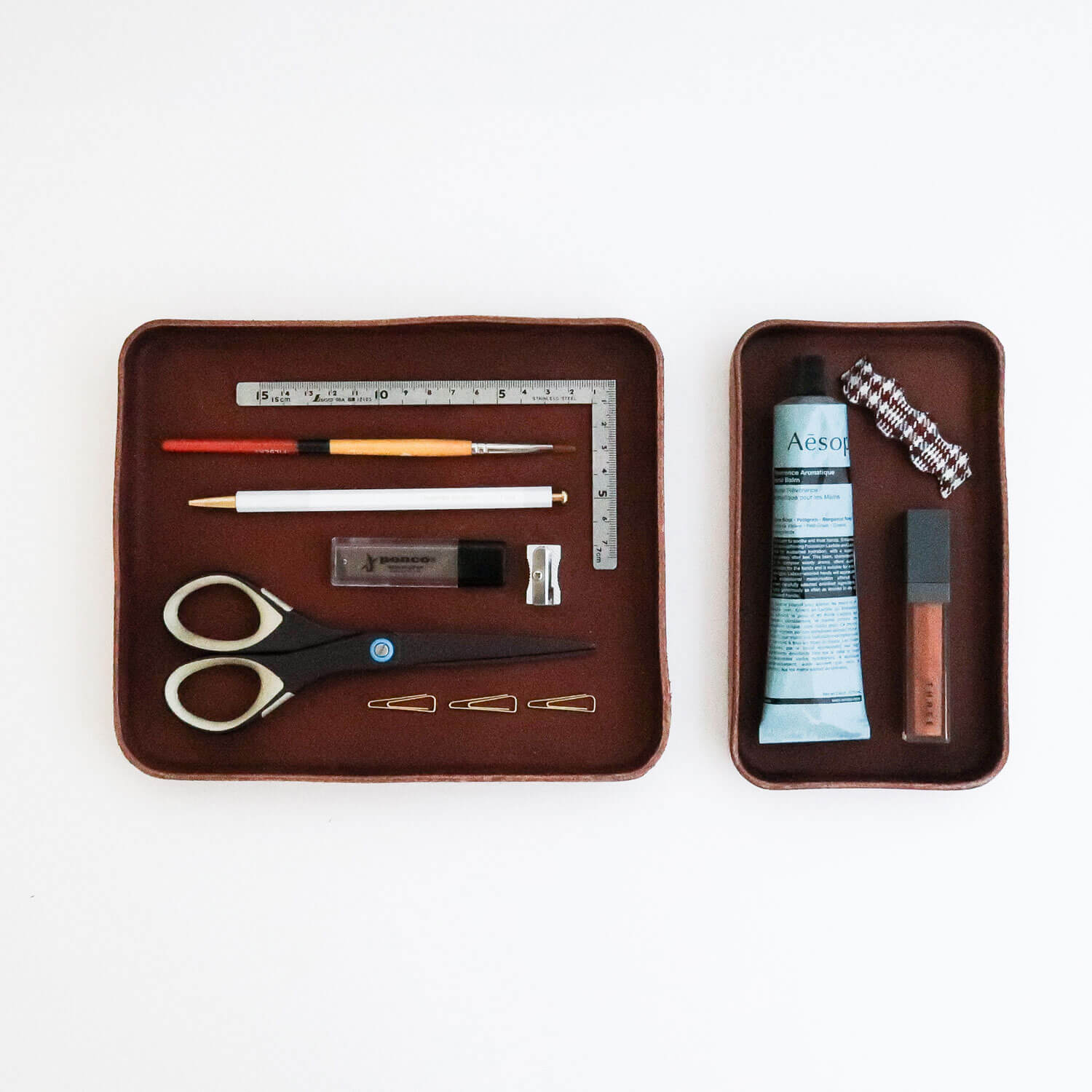 Leather Tray/ Large Rectangle