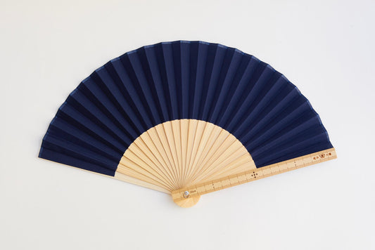 Folding Fan with Bamboo Ruler (Nishikawa Shoroku Shoten)