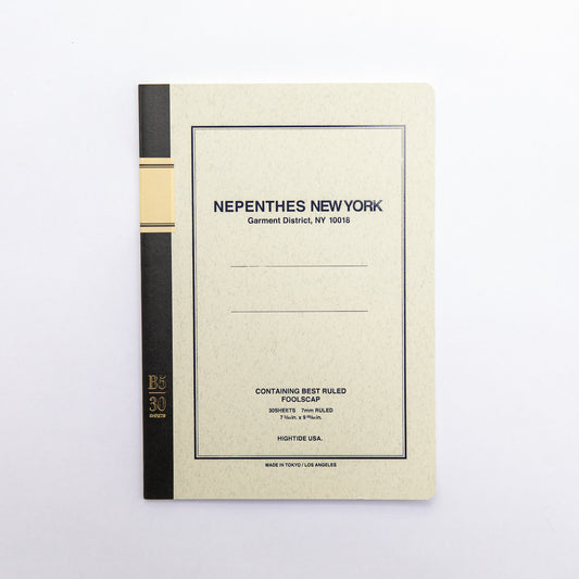 Japanese College Notebook B5 (NEPENTHES NY X HIGHTIDE USA)