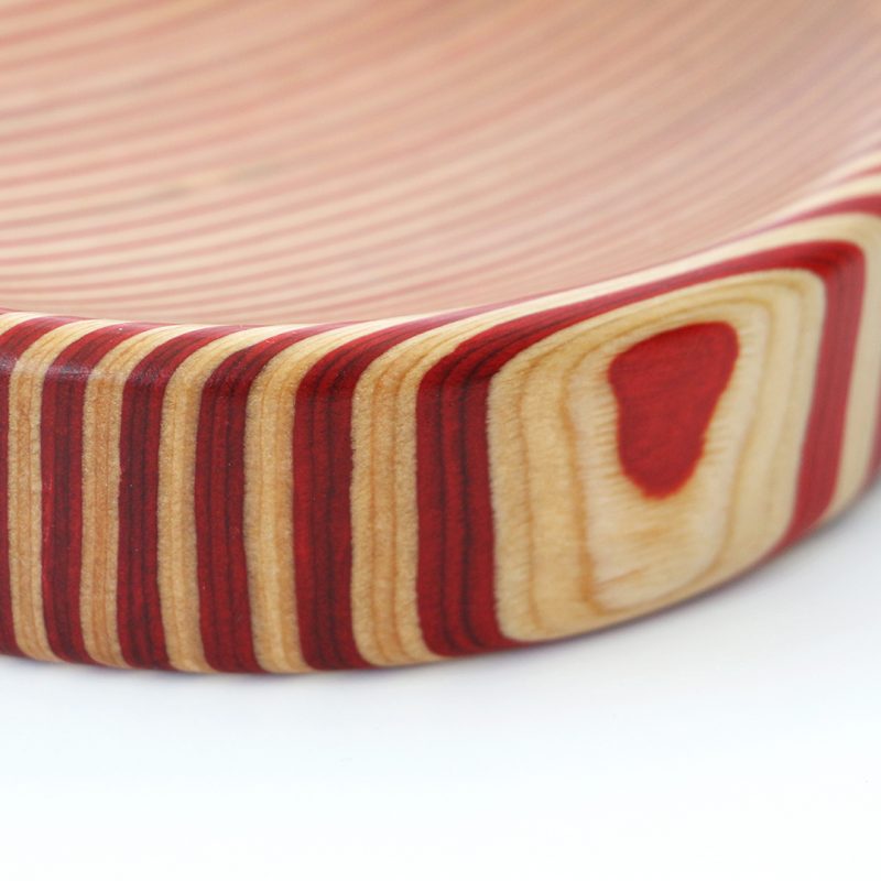 Wooden Stripe Tray