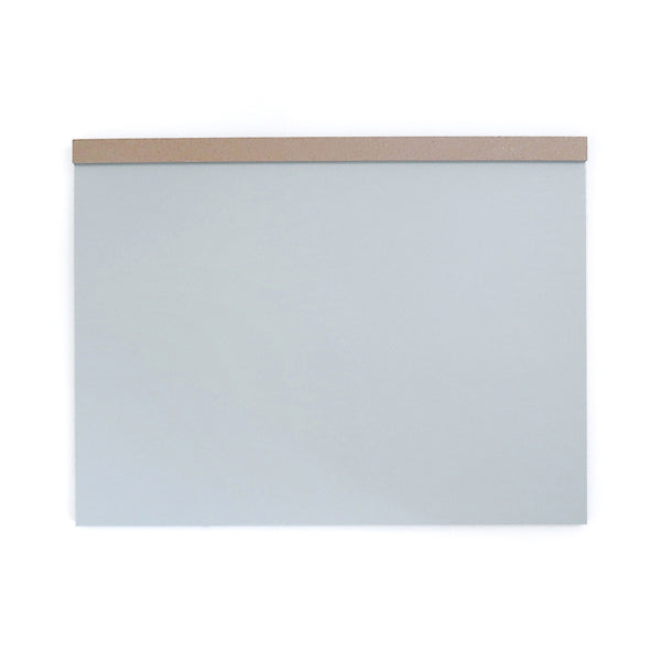 Ito Bindery A3 drawing pad shown flat, White blank sheets bound along the top edge with a Kraft strip.