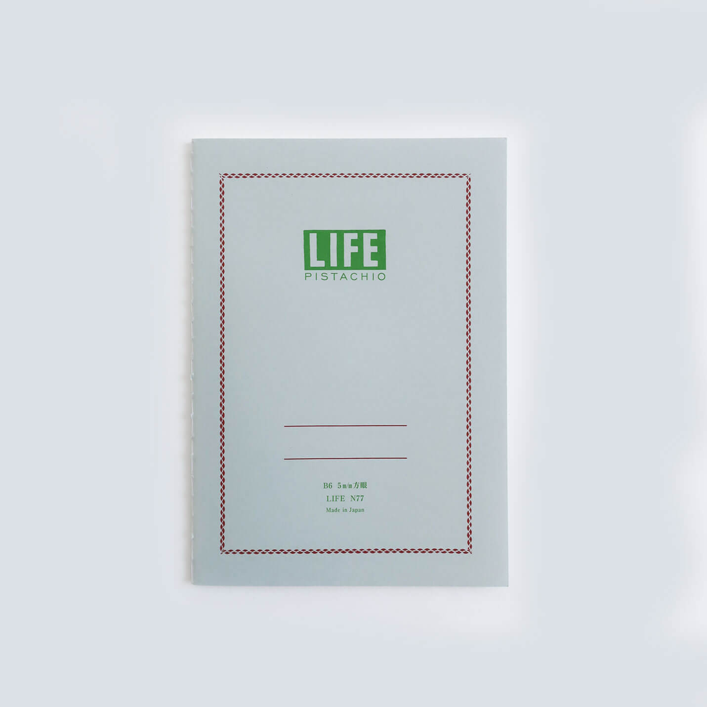 PISTACHIO Notebook N77/ B6 (LIFE)