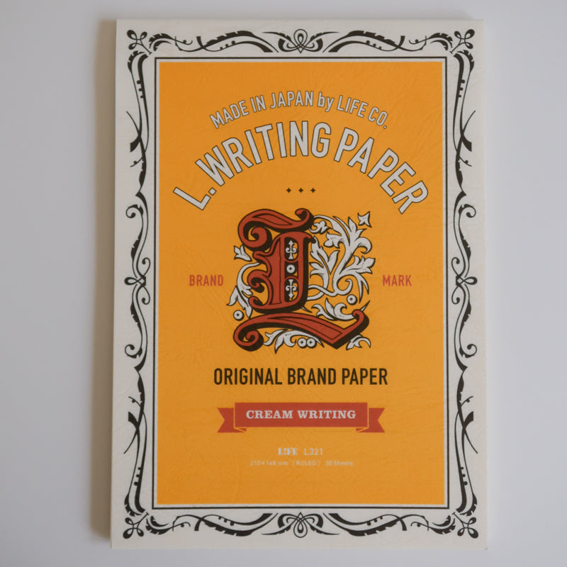 Letter Pad L321 / Portrait/ Cream (LIFE)