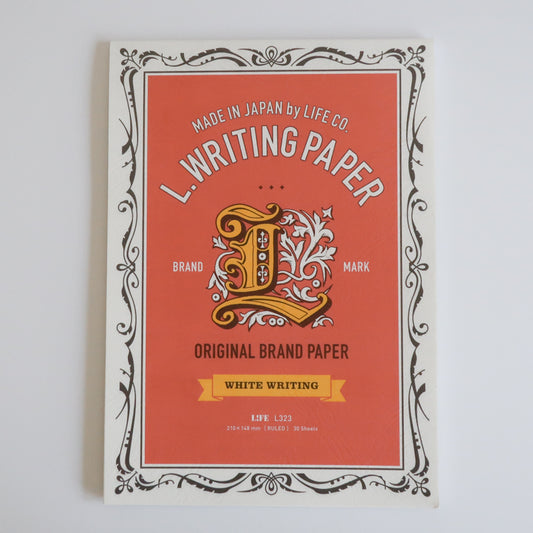 Letter Pad L323 / Portrait/ White (LIFE)