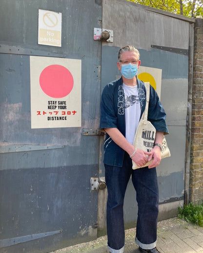 STOP CORONA/ Poster/ Blue Dot