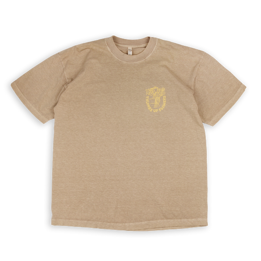 Thumbs Up Flowers Logo T-shirt -Mushroom-
