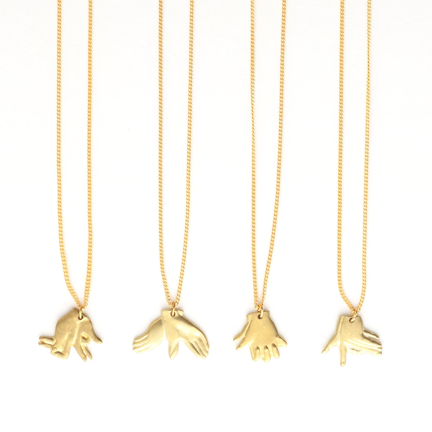 hand shadow necklace