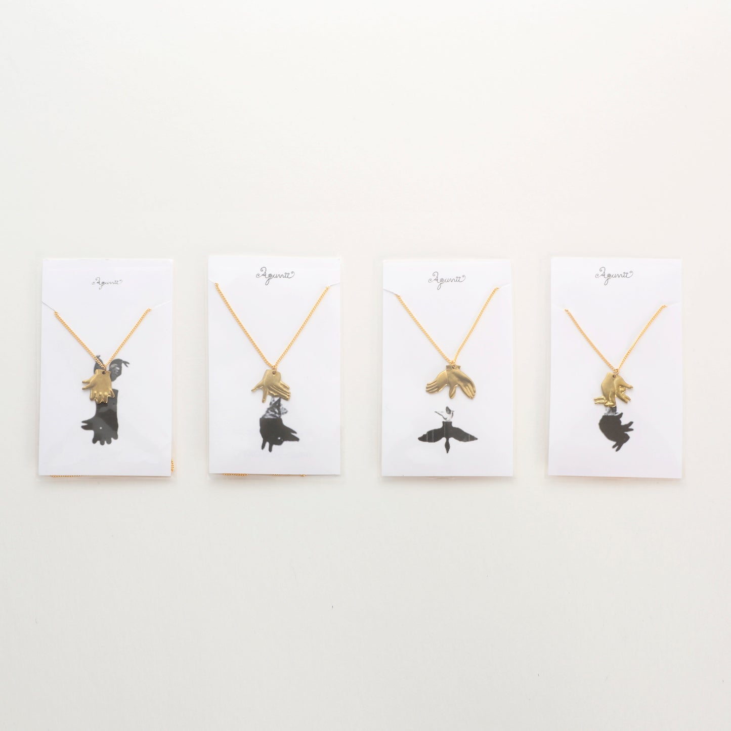 hand shadow necklace