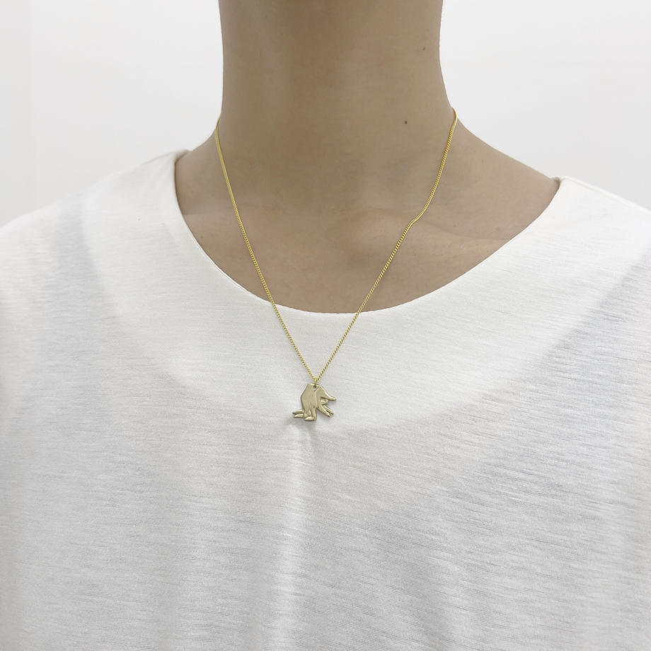 hand shadow necklace