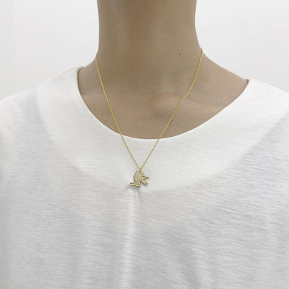 hand shadow necklace