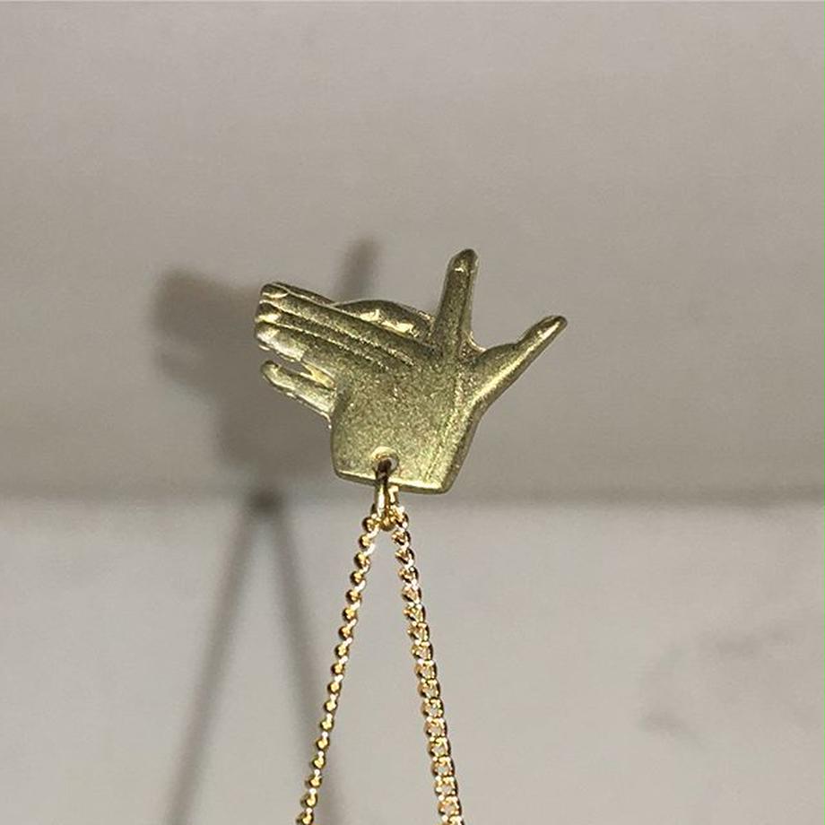 Hand Shadow Necklace