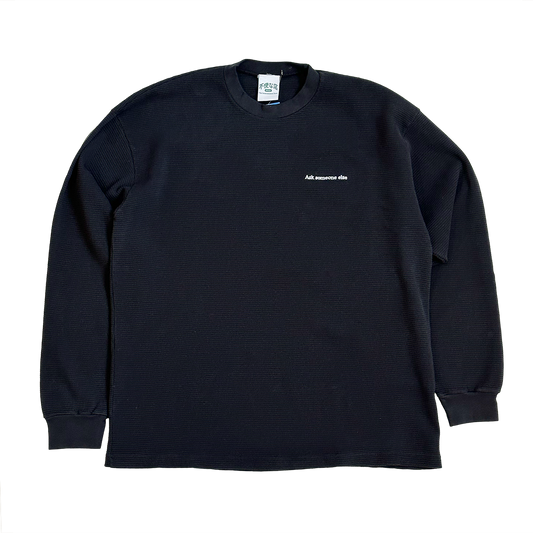 Ask someone else Thermal Crew Neck / Black