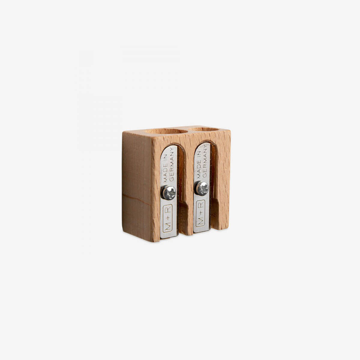 Beechwood Sharpener Double Hole (M+R)