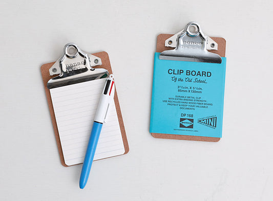 Old School Clipboard/ Mini/ Silver Clip (PENCO)