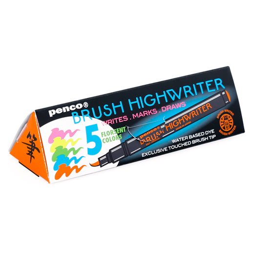 Highlighter Brush Pen Set (PENCO)