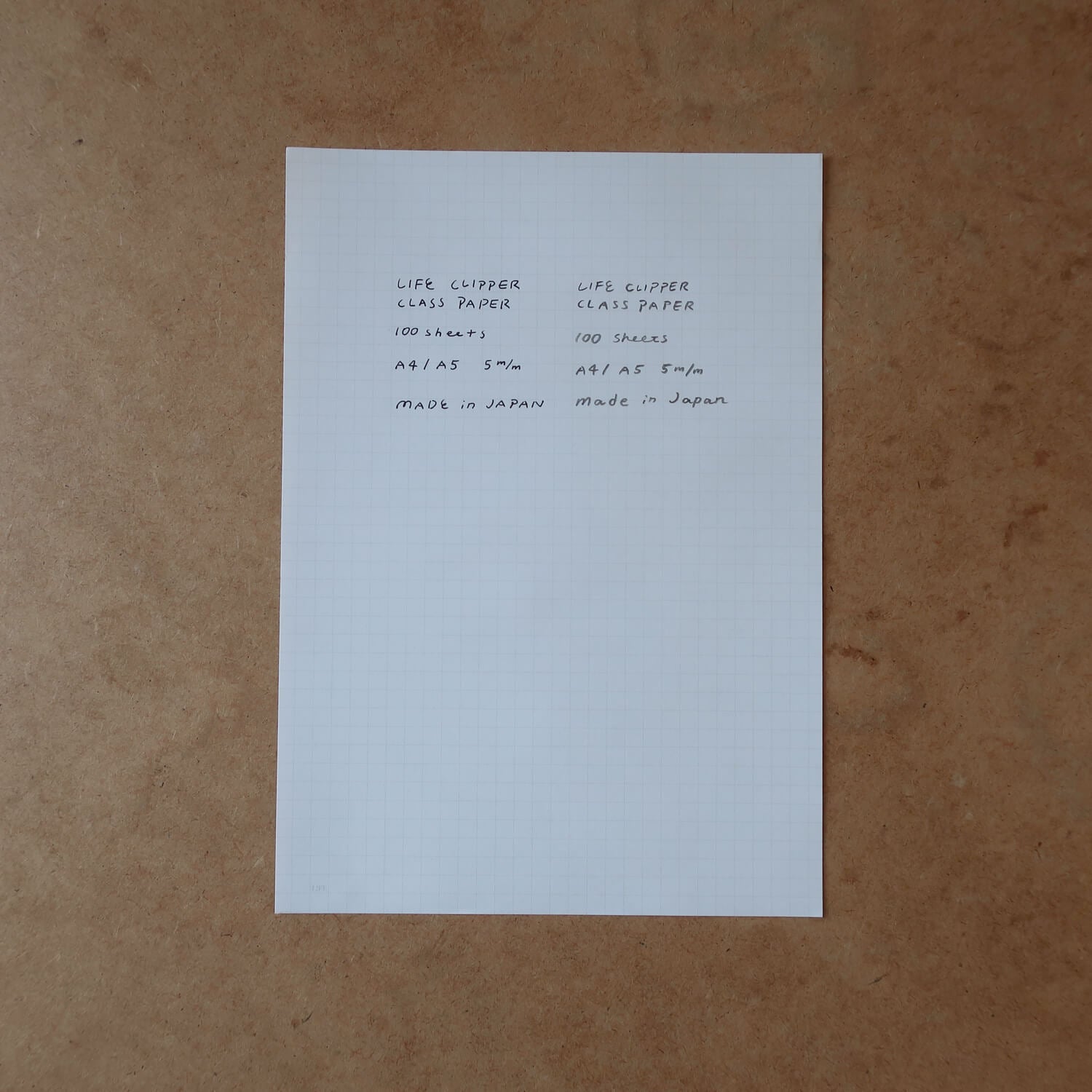 Clipper Section Notepad/ A5 (LIFE)