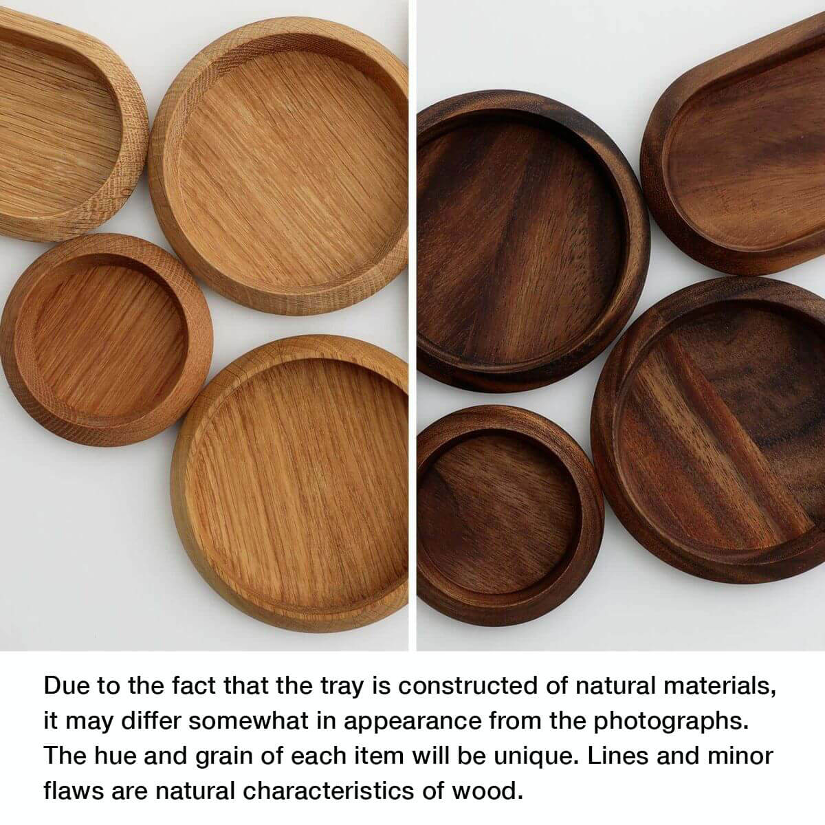 Wooden Tray Circle/ Large