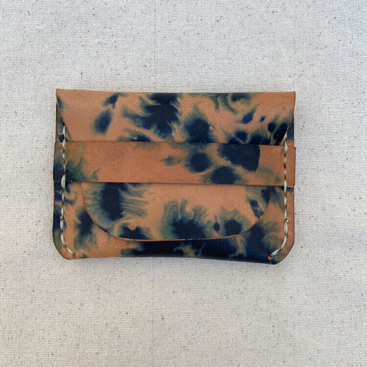 Fold Over Wallet / Indigo Tie-Dye (MADE SOLID)