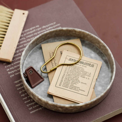 Marble Circle Desk Tray