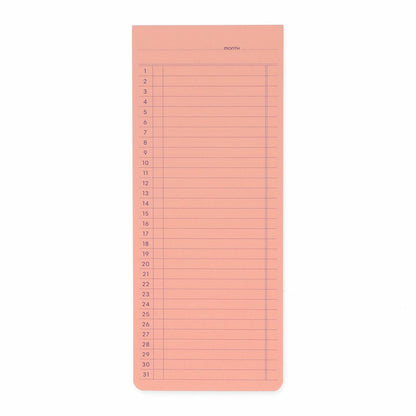 Sticky Memo Pad Monthly (PENCO)