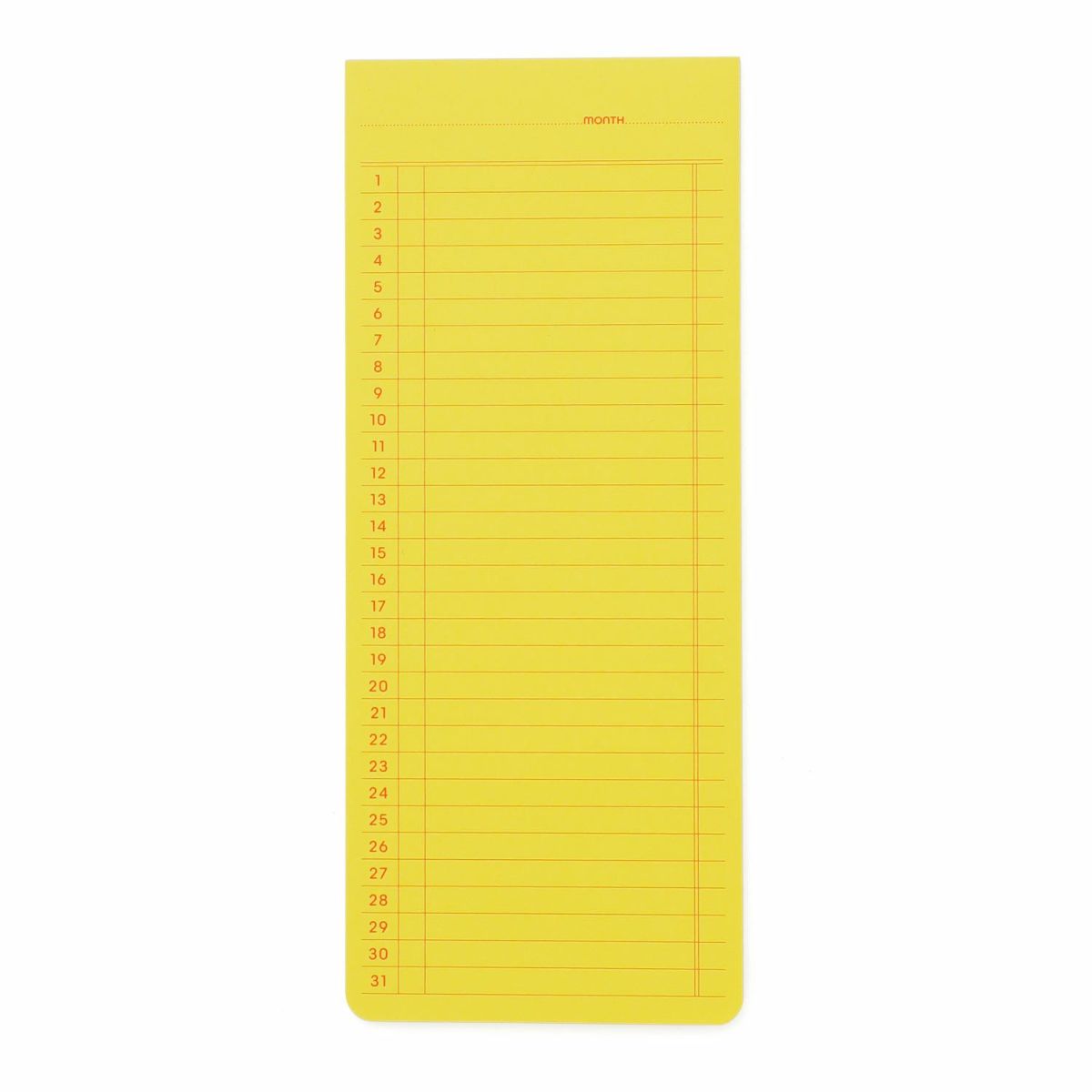 Sticky Memo Pad Monthly (PENCO)