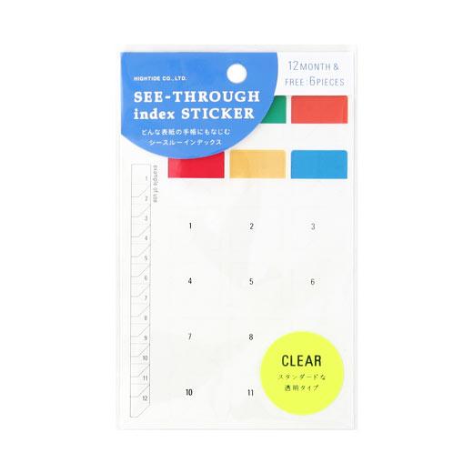 See-Through Index Sticker