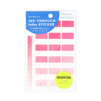 See-Through Index Sticker