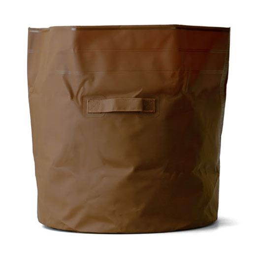 detroit hardy tarp tasche Tarp Bag Round/ L Brown